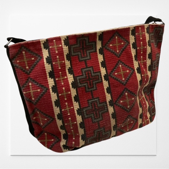 Patterned cotton tote bag - Picture 2 of 6